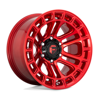 Fuel 1PC D719 HEATER Candy Red Machined wheel