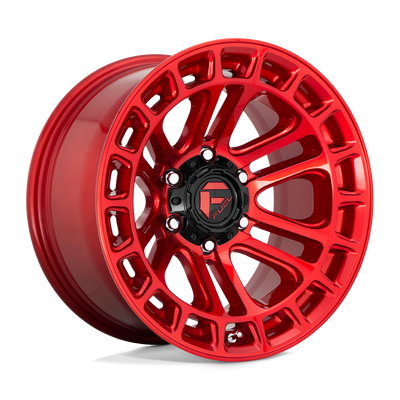 Fuel 1PC D719 HEATER Candy Red Machined wheel