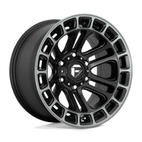 Fuel 1PC D720 HEATER Matte Black Ddt Machined wheel
