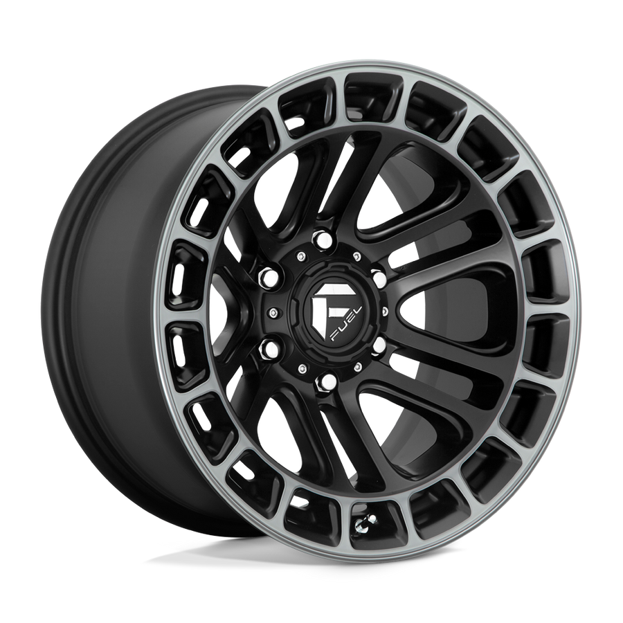 Fuel 1PC D720 HEATER Matte Black Ddt Machined wheel