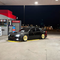 Under Glow LED Strip Kit RGB+W on a Red Car