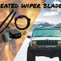 1984-2002 Jeep Cherokee XJ Heated Wiper Blades with Installation Bracket
