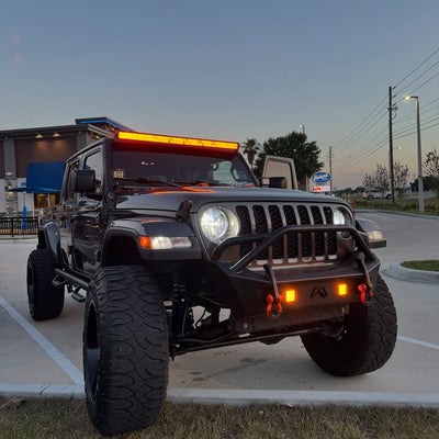 Shop Jeep Gladiator JT Upper Windshield 50” Lightbar Mounts