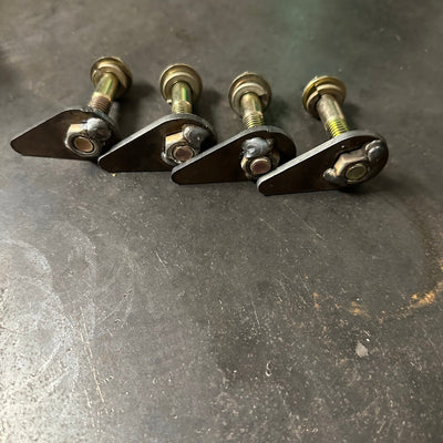 Exhaust Header Down Pipe Bolt and Flag-Nut Set for Jeep TJ / XJ / ZJ / YJ / WJ / LJ