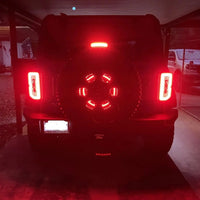 LED Illuminated Spare Tire Wheel Ring Third Brake Light - Ford Bronco