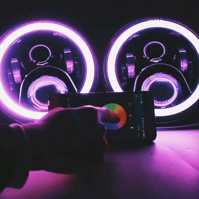 RGB Terminator Series D2 Headlights by FCK Light Bars