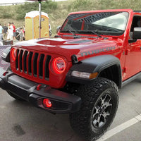 2020-2024 Jeep Gladiator JT LED Headlight Surface Mount Halo Kit