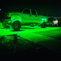 High Intensity RGB Multi Color Rock Light Kit