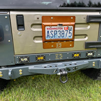 Rear Diamond Series Stubby Bumper for Jeep TJ/YJ Wrangler