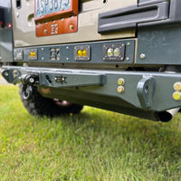 Rear Diamond Series Stubby Bumper for Jeep TJ/YJ Wrangler