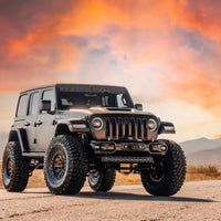 Skid Plate with Integrated LED Emitters for Jeep Wrangler JL and Gladiator JT