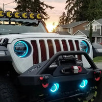 Jeep Gladiator JT ColorSHIFT RGB+W Headlight DRL Upgrade Kit
