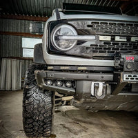 2021-2024 Ford Bronco Off Road LASER Auxiliary Lights + LED Fog Light Kit for Steel Bumper