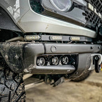 2021-2024 Ford Bronco Off Road LASER Auxiliary Lights + LED Fog Light Kit for Steel Bumper