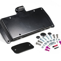 JKS Manufacturing License Plate Relocation Kit w/Light Wrangler JK JKS Manufacturing