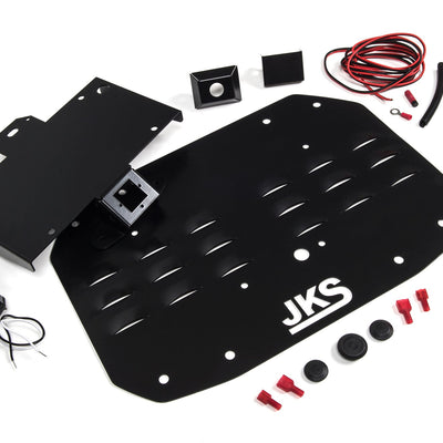 JKS Manufacturing Tailgate Vent Cover with License Plate and Camera Mount Wrangler JL JKS Manufacturing