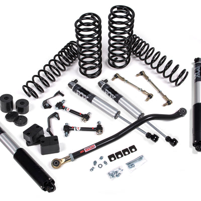 JKS Manufacturing 2018-2024 Jeep Wrangler JL J-Venture 3.5 Inch Lift Kit 4 Door Standard Rate Coils JSPEC