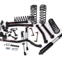 JKS Manufacturing 2018-2024 Jeep Wrangler JL J-Konnect 2.5 Inch Lift Kit 4 Door Standard Rate Coils JSPEC