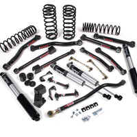JKS Manufacturing 2018-2024 Jeep Wrangler JL J-Krawl 3.5 Inch Lift Kit 4 Door Standard Rate Coils JSPEC
