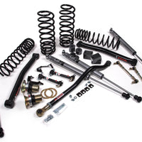 JKS Manufacturing 2018-2024 Jeep Wrangler JL J-Lander 3.5 Inch Lift Kit 4 Door w/Fox Adventure Series Shocks HD Rate Coils JSPEC