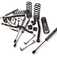 JKS Manufacturing 2018-2024 Jeep Wrangler JL J-Lander 3.5 Inch Lift Kit 4 Door w/Fox Adventure Series Shocks HD Rate Coils JSPEC