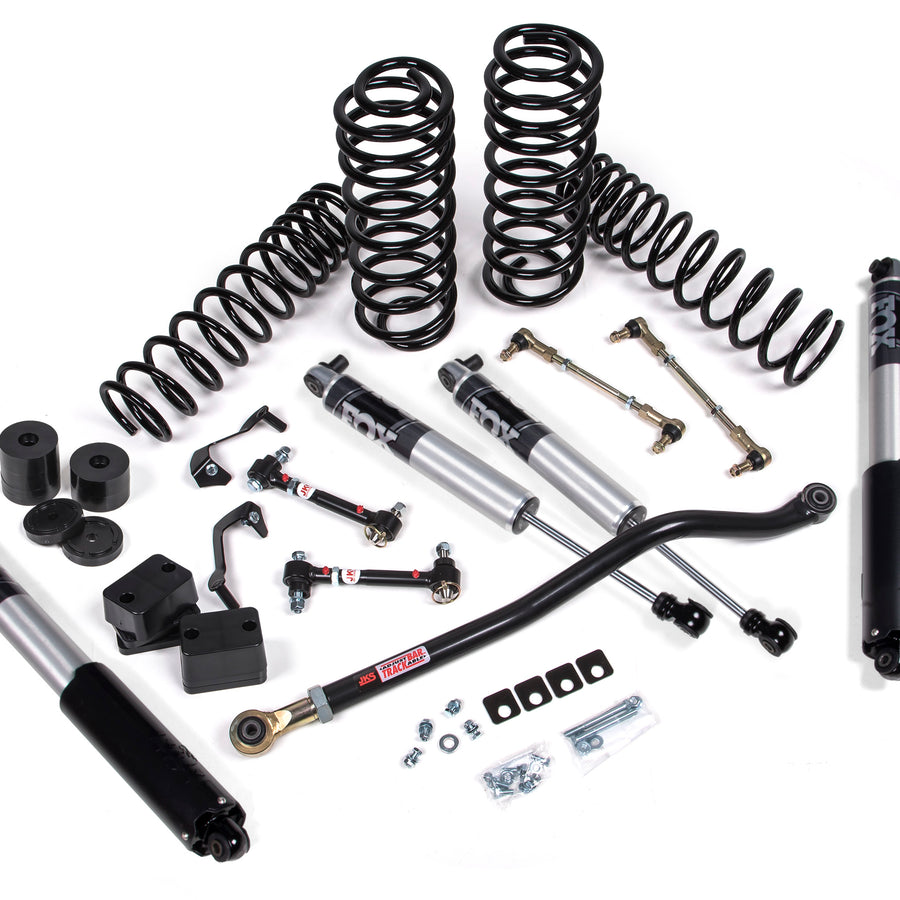 JKS Manufacturing 2018-2024 Jeep Wrangler JL J-Venture 3 Inch Lift Kit 2 Door Standard Rate Coils JSPEC