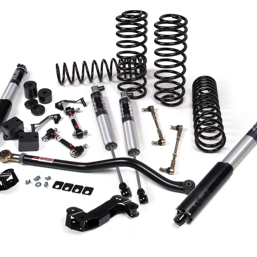 JKS Manufacturing 2018-2024 Jeep Wrangler JL J-Kontrol 2.5 Inch Lift Kit 4 Door HD Rate Coils JSPEC