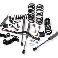 JKS Manufacturing 18-24 Jeep Wrangler JL J-Kontrol 3.5 Inch Lift Kit 4 Door w/Fox Adventure Series Shocks HD Rate Coils JSPEC
