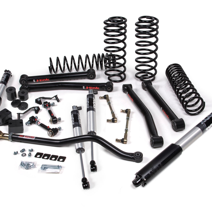 JKS Manufacturing 2018-2024 Jeep Wrangler JL J-Konnect 3 Inch Lift Kit 2 Door Standard Rate Coils JSPEC