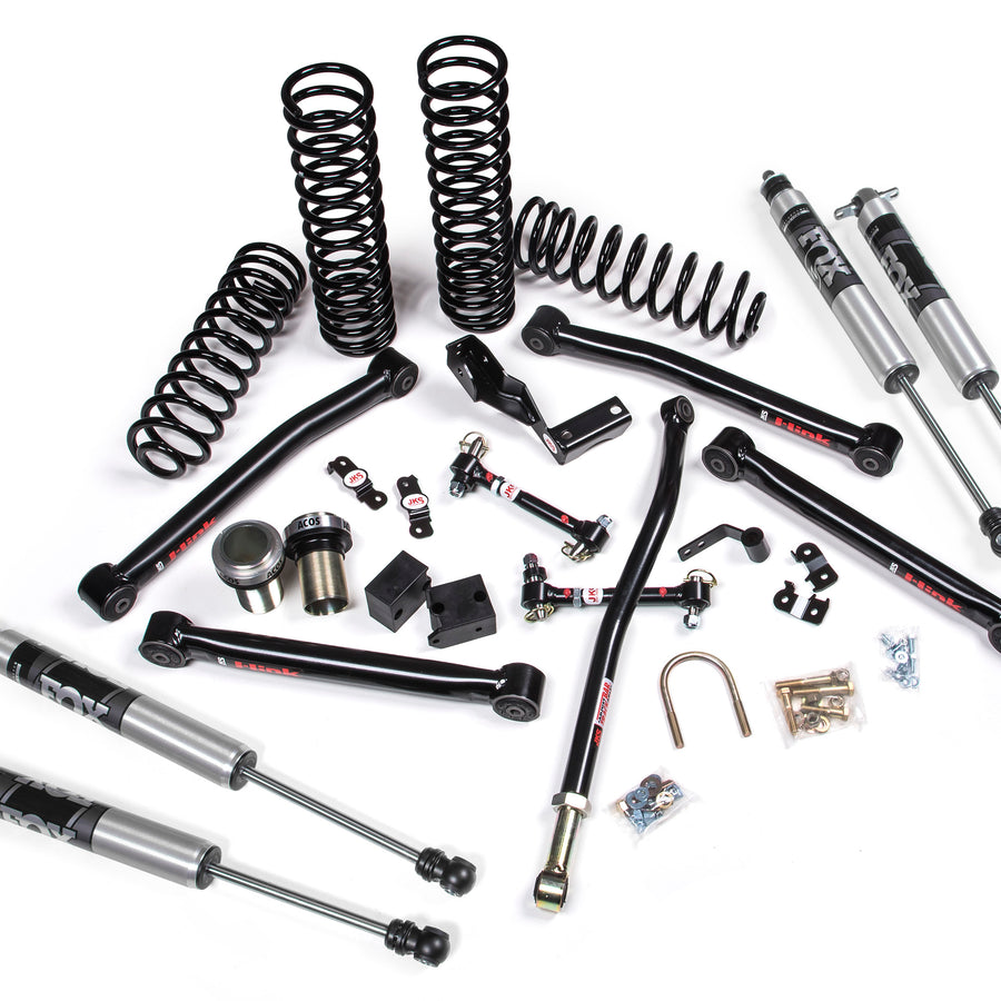JKS Manufacturing 07-18 Jeep Wrangler JK J-Lander 3.5 Inch 4 Door w/Fox 2.0 Performance Series Shocks JSPEC