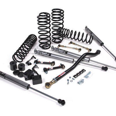 JKS Manufacturing 21-24 Jeep Wrangler JL 4xe 4 Door 2 Inch J-Venture Suspension Lift Kit Fox 2.0 Adv Series Shocks JSPEC