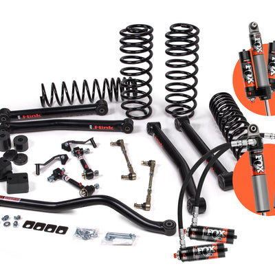 JKS Manufacturing 21-24 Jeep Wrangler JL 4xe 4 Door 2 Inch J-Konnect Suspension Lift Kit w/ Fox 2.5 Performance Elite Series Shocks JSPEC