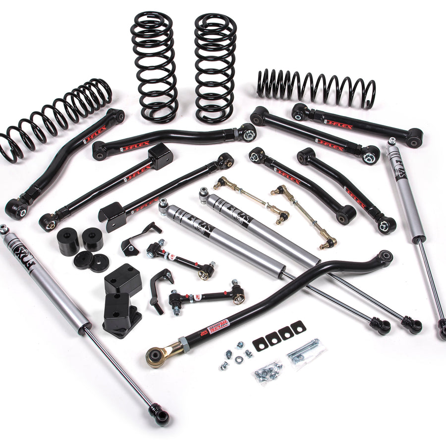JKS Manufacturing 21-24 Jeep Wrangler JL 4xe 4 Door 2 Inch J-Krawl Suspension Lift Kit Fox 2.0 Adv Series Shocks JSPEC