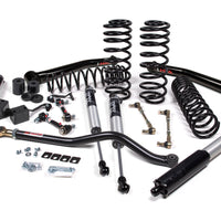 JKS Manufacturing 2018-2024 Jeep Wrangler JL 1.5 Inch Suspension Lift Kit 1 Inch Rear Coil Spring w/ J-link arms Fox 2.5 Performance Series Shocks JSPEC
