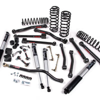 JKS Manufacturing 2018-2023 Jeep Wrangler JL 2 Door 3 Inch J-Krawl System Rubber Front/Rear JSPEC