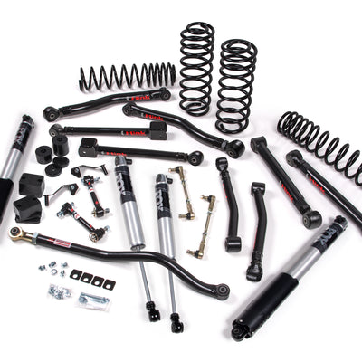 JKS Manufacturing 2018-2023 Jeep Wrangler JL 2 Door 3 Inch J-Krawl System Rubber Fox 2.5 IFP JSPEC