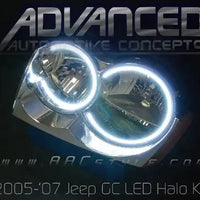 2005-2010 Jeep Grand Cherokee LED Headlight Halo Kit