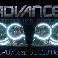2005-2010 Jeep Grand Cherokee LED Headlight Halo Kit