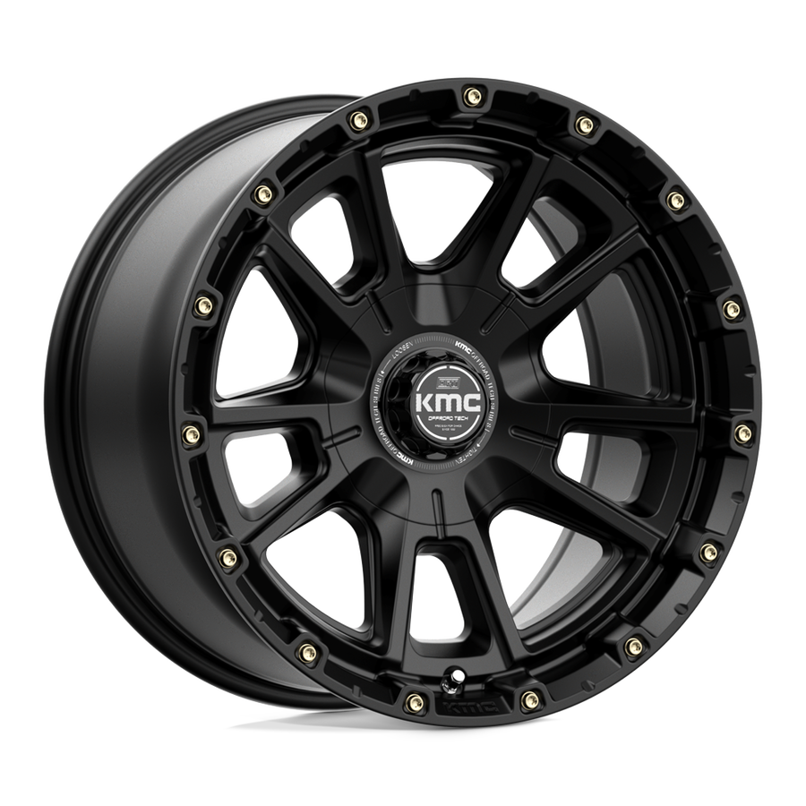 KMC KM100 SYNC Satin Black wheel