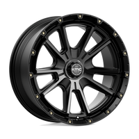 KMC KM100 SYNC Satin Black W/ Gray Tint wheel