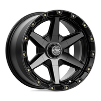 KMC KM101 TEMPO Satin Black W/ Gray Tint wheel