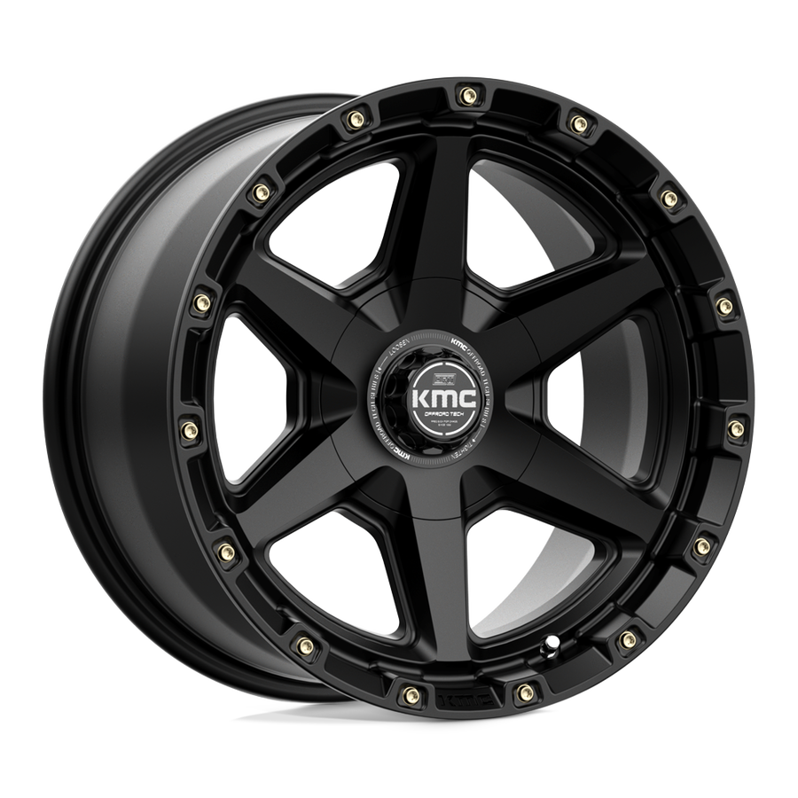 KMC KM101 TEMPO Satin Black wheel