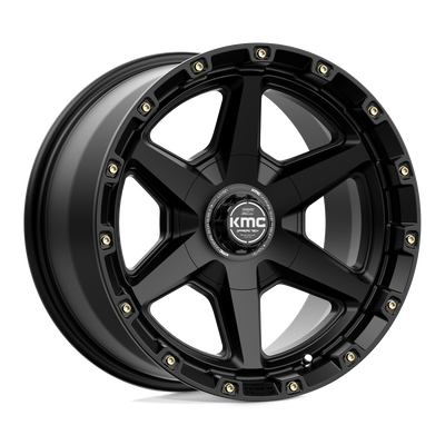 KMC KM101 TEMPO Satin Black wheel