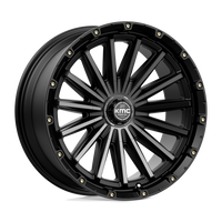 KMC KM102 SIGNAL Satin Black W/ Gray Tint wheel