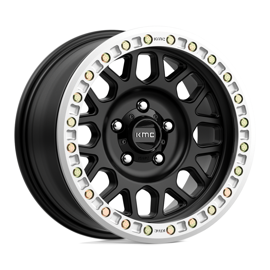 KMC KM234 GRENADE DESERT BEADLOCK Satin Black wheel