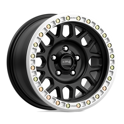 KMC KM234 GRENADE DESERT BEADLOCK Satin Black wheel