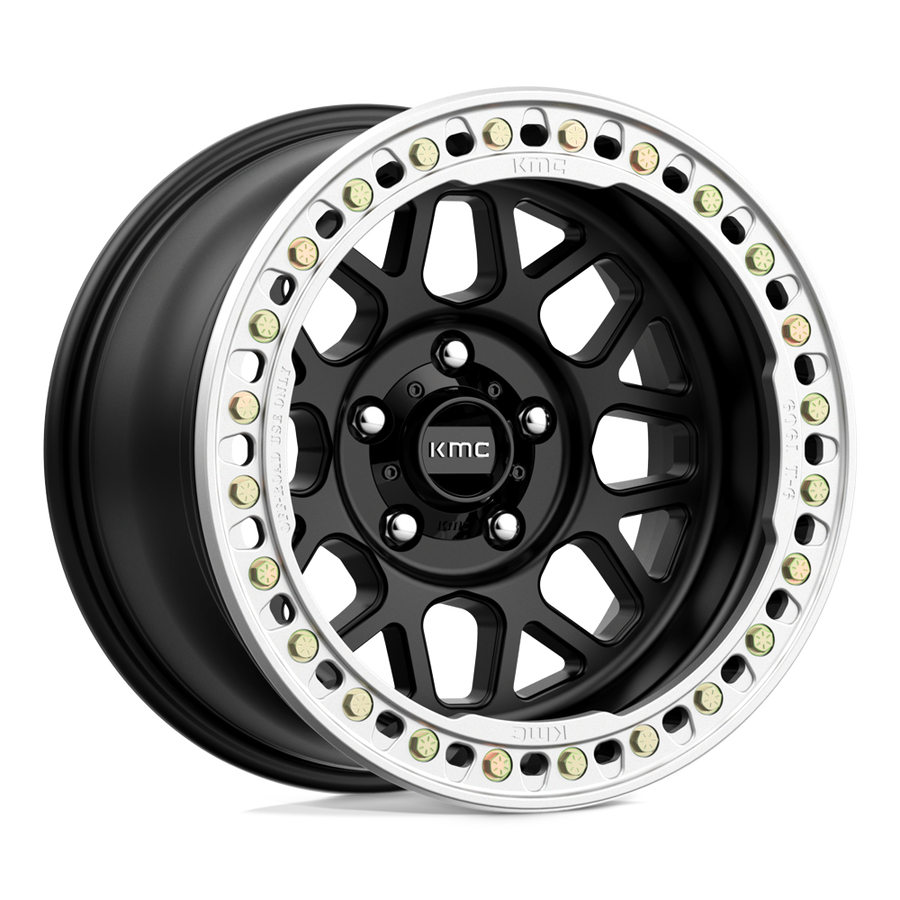 KMC KM235 GRENADE CRAWL BEADLOCK Satin Black wheel