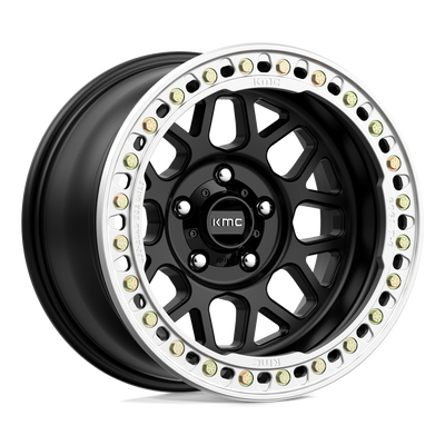 KMC KM235 GRENADE CRAWL BEADLOCK Satin Black wheel