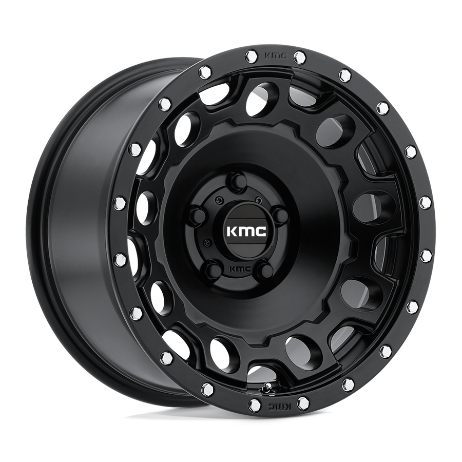 KMC KM529 HOLESHOT Satin Black wheel