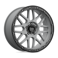 KMC KM535 GRENADE OFF-ROAD Matte Gray W/ Matte Black Lip wheel